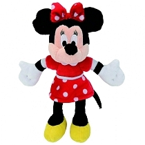 Картинка Nicotoy Мягкая игрушка Минни Маус в красном платье, 25 см от магазина gnom.land