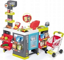 Картинка Smoby Супермаркет MAXI Market с тележкой от магазина gnom.land
