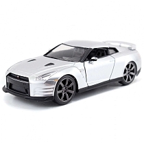 Картинка Jada Toys Машинка Форсаж 1:32 FF 2009 Nissan GT-R, серебристая от магазина gnom.land