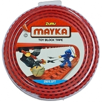Картинка Zuru Гибкая лента-скотч для кубиков "Mayka" 2м/1,5см, красная от магазина gnom.land