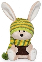 Картинка BUDI BASA Мягкая игрушка "Заяц Антоша в шапочке и свитере", 15 см от магазина gnom.land