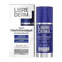 Картинка LIBREDERM Гиалуроновый крем увлажняющий для лица, шеи и области декольте, 50 мл от магазина gnom.land