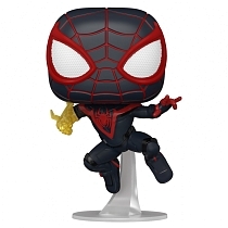 Картинка Funko POP Фигурка Marvel Spider-Man "Miles Morales" Classic, Человек-паук 765 из вселенной Marvel, 9.5 см от магазина gnom.land