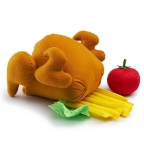 Картинка FoodBoxToys Игровой набор продуктов из фетра "Курочка Гриль" от магазина gnom.land