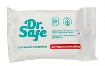 Картинка DR.SAFE Cалфетки для рук антибактериальные от магазина gnom.land