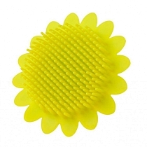 Картинка Roxy-kids Мочалка антибактериальная силиконовая, салатовая от магазина gnom.land