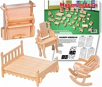 Картинка МДИ "Набор мебели" - деревянный набор мебели от магазина gnom.land