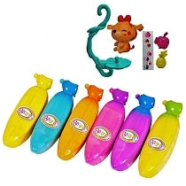 Картинка Bananas Игрушка банан с сюрпризом, желтый от магазина gnom.land