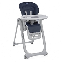 Картинка Стульчик для кормления Chicco Polly Magic Relax India Ink, синий от магазина gnom.land