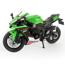 Картинка Welly Мотоцикл 1:12 Kawasaki Ninja ZX-10R, зеленый от магазина gnom.land