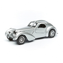 Картинка Bburago "Коллекционная машина BB 18-22092 1:24 BUGATTI ATLANTIC 1936 SILVER, Серебристый" от магазина gnom.land