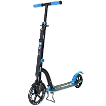 Картинка Y-SCOO Самокат RT 230 SLICKER DELUXE NEW Technology с амортизатором синий от магазина gnom.land