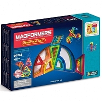 Картинка MAGFORMERS конструктор магнитный "Creative" 90 деталей, 703004 (63118) от магазина gnom.land