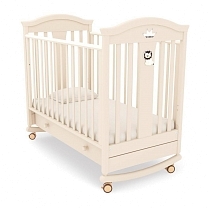 Картинка Gandylyan Детская кроватка-качалка "Даниэль", слоновая кость от магазина gnom.land