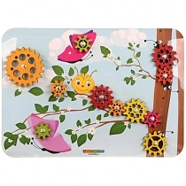 Картинка WoodlandToys Конструктор - головоломка "Шестеренки" Природа от магазина gnom.land