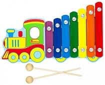 Картинка Aalatoys Металлофон Паровозик от магазина gnom.land
