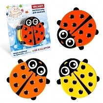 Картинка VALIANT аксессуары для ванной "Мини-коврики Божья коровка", K6-3885 от магазина gnom.land