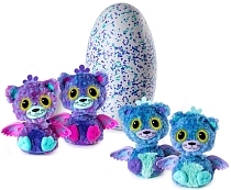 Картинка Интерактивная игрушка Spin Master "Hatchimals" Близнецы 19110-PURP от магазина gnom.land