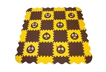 Картинка Напольная мозаика-пазл ECO COVER 33МП2,7/С Смайлики (с бортиками) от магазина gnom.land