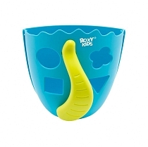 Картинка Roxy-kids Органайзер-сортер Dino для игрушек и банных принадлежностей, голубой от магазина gnom.land