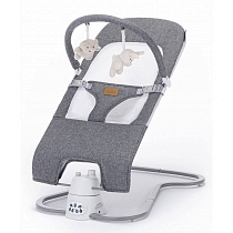 Картинка Nuovita Шезлонг с электронной функцией качения Pulito, серый от магазина gnom.land