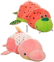 Картинка 1Toy "Морж-дельфин с ароматом - Ням-Ням | 35 см" - мягкая игрушка вывернушка от магазина gnom.land