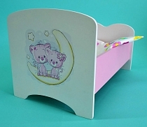 Картинка Коняша Кроватка для куклы "Котята и месяц" от магазина gnom.land