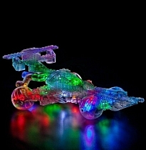 Картинка Конструктор "Laser Pegs"Гоночный автомобиль, 12 в 1 от магазина gnom.land