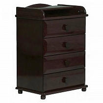 Картинка Лель Комод с пеленальным столиком узкий БИ 03, венге от магазина gnom.land