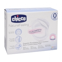 Картинка Chicco Прокладки для груди антибактериальные, 30 шт. от магазина gnom.land