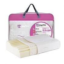 Картинка Ttoman Подушка ортопедическая c эффектом памяти рифленая, CO-04-209А от магазина gnom.land