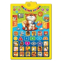 Картинка Звуковой плакат АЗБУКВАРИК 81469 Весёлые уроки от магазина gnom.land