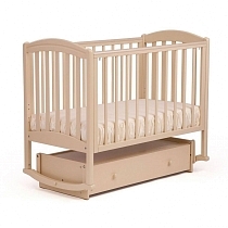 Картинка Лель Кровать маятниковая поперечная "Василёк" БИ 09.2, слоновая кость от магазина gnom.land