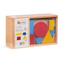 Картинка ANDREU Toys Развивающая игра "Логические блоки" от магазина gnom.land