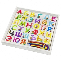 Картинка Aalatoys Шнуровка-бусы ТРИ КОТА Азбука от магазина gnom.land