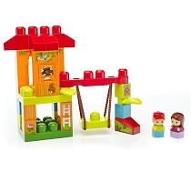 Картинка Mega Bloks Конструктор Block Buddies - Веселые качели от магазина gnom.land