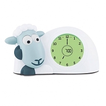 Картинка ZAZU Часы-будильник для тренировки сна "Ягнёнок Сэм", синий от магазина gnom.land