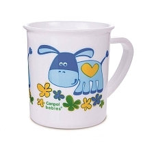 Картинка Canpol Чашка пластиковая, 170 мл, Ослик от магазина gnom.land