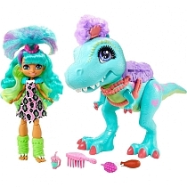 Картинка Cave Club Игровой набор "Рокель и Ти-Рекс" от магазина gnom.land