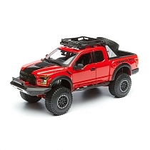 Картинка Maisto Машинка металлическая Ford F-150 Raptor Design Off-Road Kings, 1:24, красная от магазина gnom.land