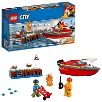 Картинка Конструктор LEGO City Fire 60213 "Пожар в порту" от магазина gnom.land
