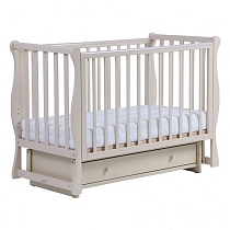 Картинка БИ кровать маятниковая поперечная 40.2 "Кубаночка-4", слоновая кость от магазина gnom.land