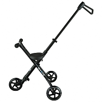 Картинка Micro Trike XL Трёхколесная каталка, чёрная от магазина gnom.land