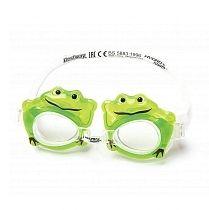 Картинка Bestway Очки для плавания "Морские животные", от 3 лет, зелёные от магазина gnom.land
