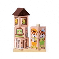 Картинка ТОМИК Кубики на палочке "Мишка" от магазина gnom.land