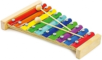 Картинка Aalatoys музыкальный инструмент "Металлофон 10 планок" от магазина gnom.land