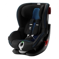 Картинка Britax Roemer Автокресло King II LS Black Series Cool Flow, Blue Special Highline, синий от магазина gnom.land
