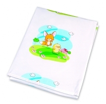 Картинка Canpol Клеенка непромокаемая на кровать, 9/431, рисунок зверята от магазина gnom.land