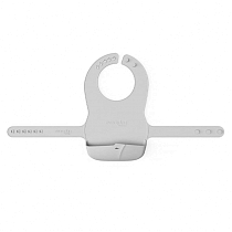 Картинка Everyday Baby Детский силиконовый нагрудник, серый от магазина gnom.land