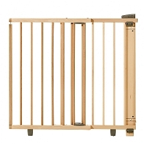 Картинка Geuther Ворота безопасности лестничные Plus, 95-135 см, натуральный от магазина gnom.land